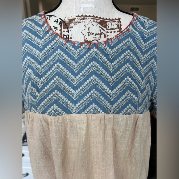 THML Like New 100% Cotton Coastal Spring Summer Top size Medium - Picture 2 of 12